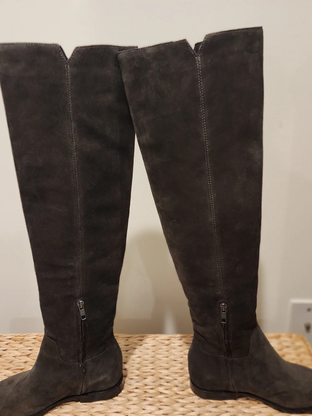 Original Ash Design- Jocelyn Hidden Wedge Suede Tall Shaft Boot (NWT) (Size 36)